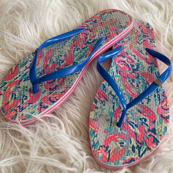 LILY PULITZER flip flops - Picture 2 of 12